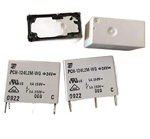 Relé PCH-124L2M-WG-24V con capacidad de conmutación 5A 250VAC pack de 10
