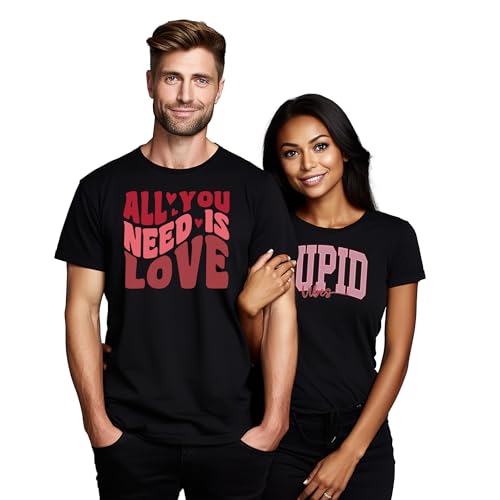 The Shirt Shack T-shirt « All You Need is Love » – Drôle et réconfortant ! Design imprimé unisexe pour répandre l’amour et les rires pour les fans de romantiques et des Beatles - Les Beatles, Paul McCartney, John Lennon, RIngo Starr, George Harrison The Shirt Shack T-shirt « All You Need is Love » - Drôle et réconfortant ! Design imprimé unisexe pour répandre l'amour et les rires pour les fans de romantiques et des Beatles – Image 7