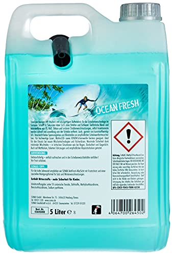 SONAX Ruitenreiniger gebruiksklaar Ocean-Fresh (5 liter) gebruiksklare reiniger voor de ruitensproeiers en koplampensysteem | art.nr. 02645000 - Image 3