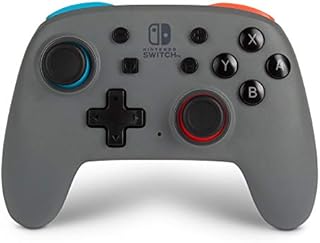 PowerA Nano Enhanced Wireless Controller for Nintendo Switch  Grey-Neon
