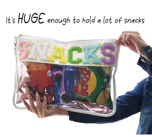 Preppy Stuff for Teen Girls Preppy Things Makeup Bag, Clear Snacks Bags with Wrist Strap2