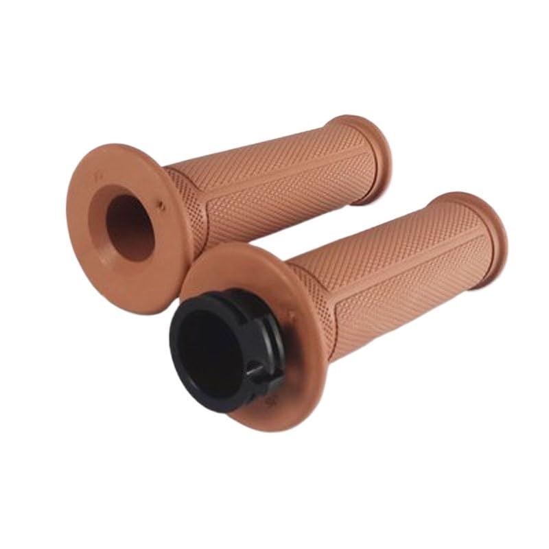 Empuñadura Goma para Manillar Motocicleta Retro, Goma Acelerador, 22 mm Puño de Manillar Moto Motocicleta Perillas