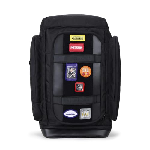 Image of MuscleBlaze Hypermove Athlete Backpack, Stealth Black, 40L | For Men and Women | Sports Bag