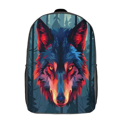 Sac à dos pour enfants de grande capacité étanche style loup