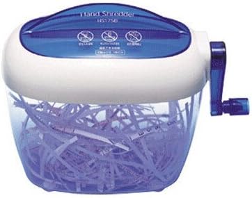 Mini style Hand-cranked shredder for family or personal use