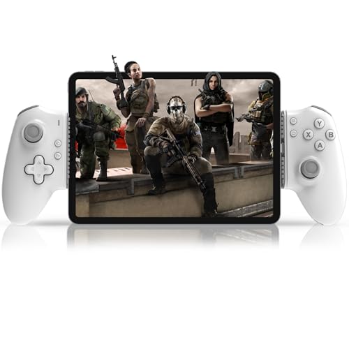 arVin USB C Mobile Gaming Controller for iPad/Tablet(Within 6.7-11 in) USB-C Gamepad with Hall Joysticks/Hall Trigger/Turbo/Back keys, Remote Play for PS5/PS4/Xbox/PC Consoles, Cloud Game, Emulator