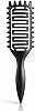 Curl Defining Brush,2024 Curly Hair Brush,Vented Hair Brush for Detangling, Shaping and Defining Curls For Women and Men Less Pulling (Solid black)