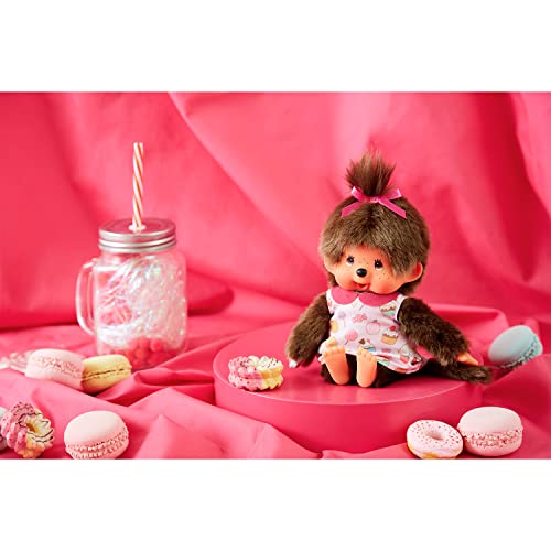 Bandai Monchhichi Peluche Monchhichi Pop & Candy Peluche Iconique des années 80 Peluche Toute Douce 20 cm pour Enfants et Adultes SE233861 - vue 6