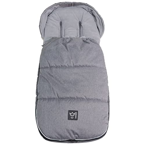 Kaiser Kinderwagen Fußsack LUKKY 65764325 Black Melange