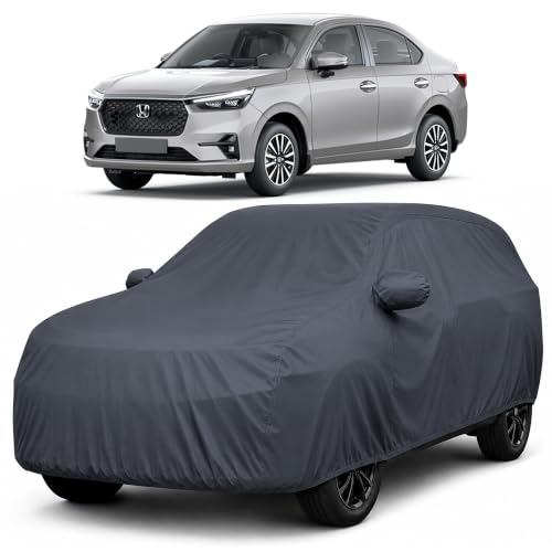 Image of Autofact Premium Car Cover for Amaze 2025-2026 | All Weather Waterproof Full Body Car Cover | Light-Weight Triple-Stitched Outdoor Shield with UV Protection, Dustproof & Heat-Resistant