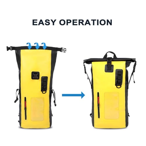 Sac à dos imperméable doté d'une fermeture à enroulement robuste - 7