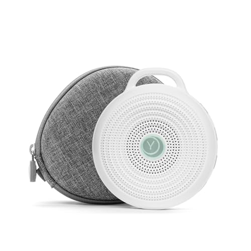 Image of Yogasleep Rohm Portable White Noise Sound Machine + Travel Case in Grey, Sleep Therapy, Crush-Resistant Travel Case, for Adults, Kids & Baby, Noise Blocking & Office Privacy, Registry Gift