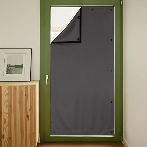NICETOWN Anywhere Portable Blackout Curtain for Patio Bedroom Window Adjustable Blackout Shades...