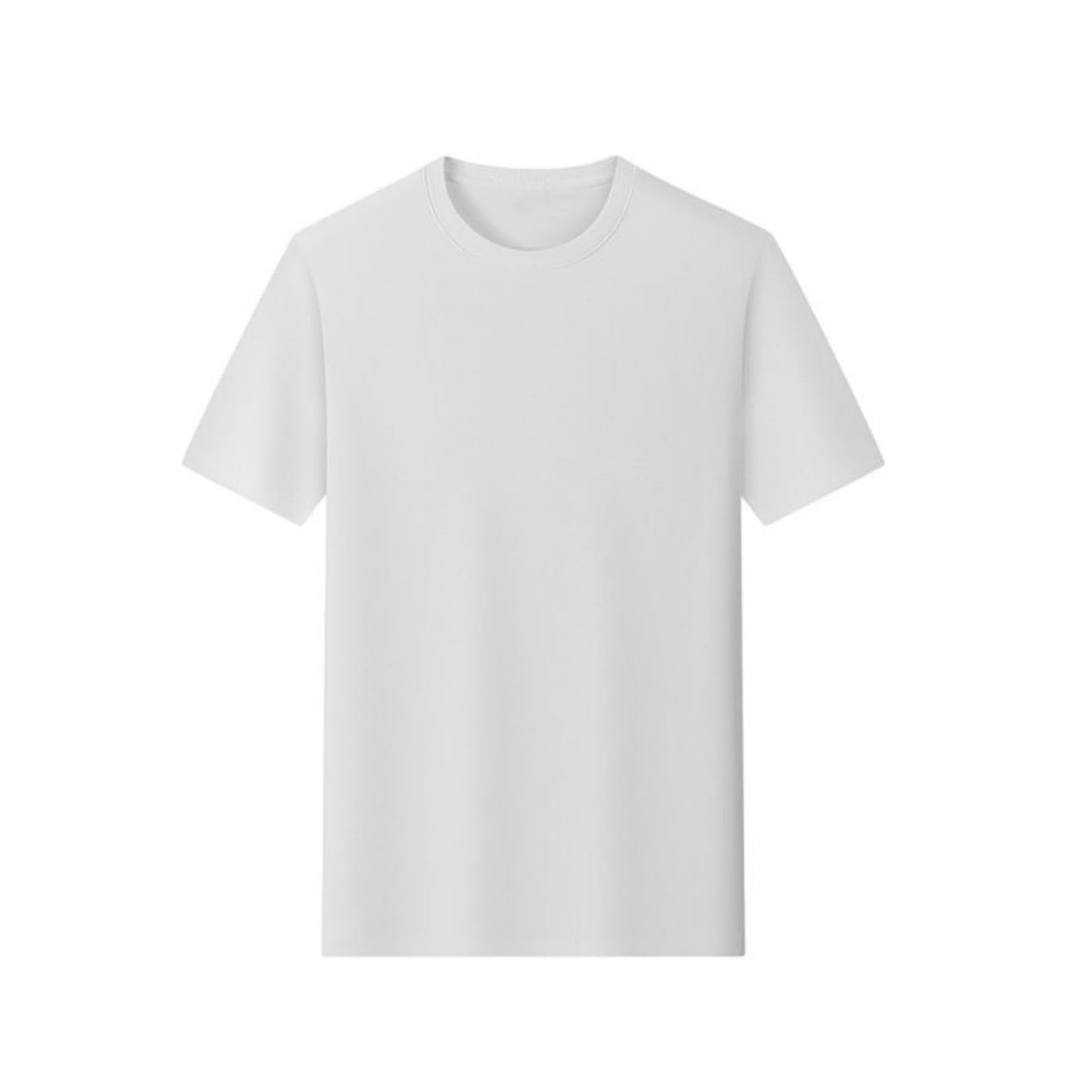 T-shirt da uomo a maniche corte in cotone patchwork girocollo per allenamento corsa all'aperto