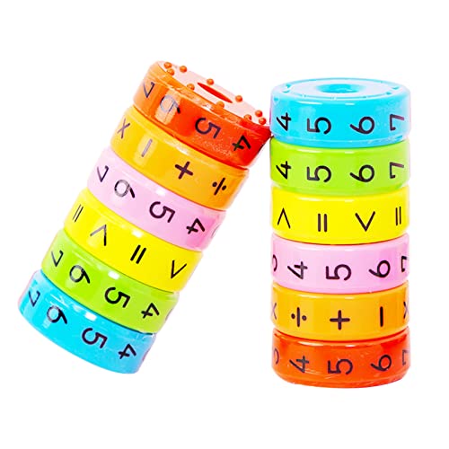 Lernspielzeug Mathematik, Magnetisches Mathe Lernen Rechnen Spielzeug, Kinder Rechenrolle Lernspielzeug, Geschenk Schulanfang Mädchen Junge Kinder, Geschenk Weihnachten, Kindergeschenke 2 Stück Cover