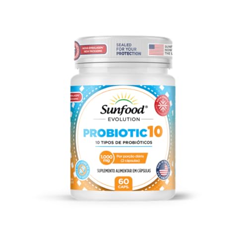 PROBIOTIC 10 1.000MG 60 CAPSULAS SUNFOOD EVOLUTION
