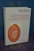 Johann Nepomuk Nestroy (Die Grossen Klassiker) 3850121437 Book Cover