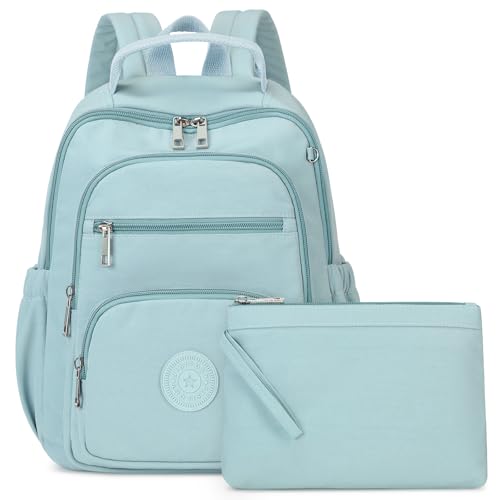 Image of Backpack Purse for Women, Lightweight Mini Backpack Purse Small Bookbag with Mini Wallet and Luggage Strap,Green