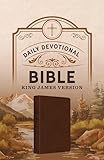 Daily Devotional Bible KJV [Hickory Cross]