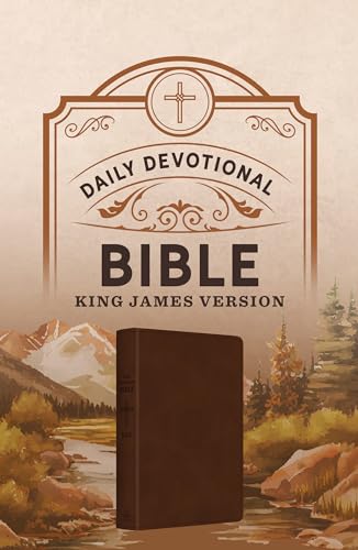Daily Devotional Bible KJV [Hickory Cross]