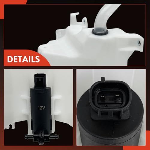 A-Premium Windshield Washer Reservoir Tank Assembly Compatible with Toyota RAV4 2019 2020 2021 2022 - with Cap & Washer Pump & Fluid Level Sensor & Filler Neck (North America Built Vehicle) by A-Premium - Image 8