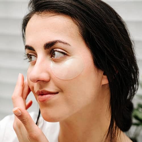 Victoria Beauty Hialuronowe płatki pod oczy, przeciwko cieniom, z niacynamidem i aloesem, maska pod oczy z kwasem hialuronowym, redukuje zmarszczki i opuchliznę, 60 płatków
