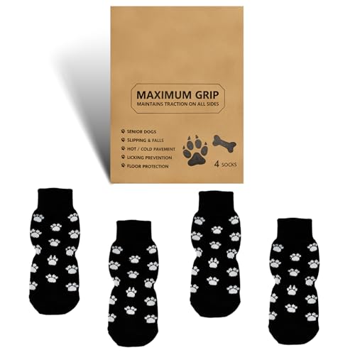 Chaussettes Antidérapantes pour Chiens (M)
