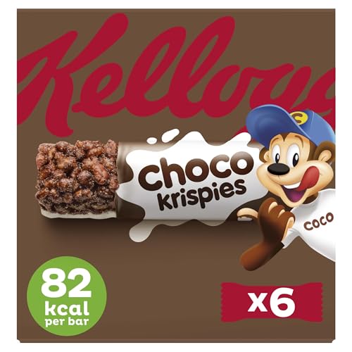 Kellogg's Choco Krispies Barritas de Cacao y Leche Pack 6 x 20g