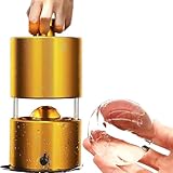 Eiskugel-Maker – Aluminium-Kugelformen für schnelle Eisproduktion (40–60 Sekunden) – perfekt zum Kühlen von Cocktails und Whisky auf Partys und Zuhause