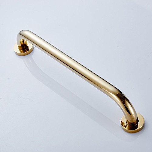 Leyden Tm Home Care 20-Inch Gold Balance Assist Bath Grip Grab Bar Concealed Mounting, Solid Brass, Gold Finish #TOP2