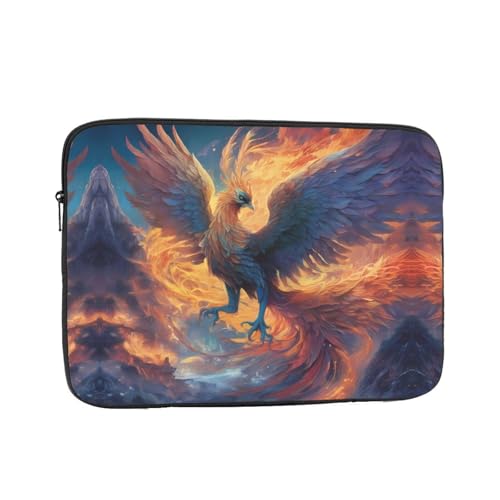 WZYWHJ Phoenix Nirvana Prints - Funda portátil a prueba de golpes para laptop de 12 pulgadas, para hombres y mujeres, viajes de negocios, escuela, oficina, uso diario