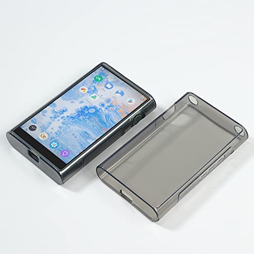 �ɓK�p����SHANLING M3 Ultra �̃\�t�gTPU�ی�V�F���X�L���P�[�X�J�o�[ (�N���A�u���b�N)