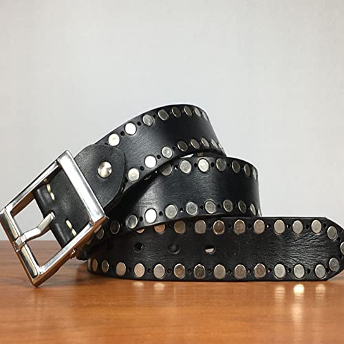 Studded Waist Beltround Rivet Belt Metal Punk Rock Belt Gothic Clothing Accessories Unisex Fashion Wear2