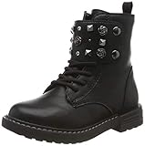  Geox Mädchen J Eclair Girl C Combat Boots, Schwarz (Black C9999), 37 EU