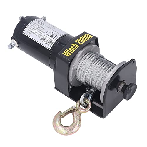 Kit de Winch Eléctrico 2000 LBS Cable de Acero miniatura 2