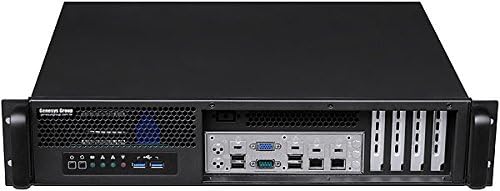 PLINKUSA RACKBUY 2U(Front Access)(2x3.5 +2.5") or(5x2.5) Rackmount Chassis(USB3.0/2.0)(14.17" Deep)(Micro-ATX/Mini ITX)(NO Power Supply,No System and Case Only) IPC-2360F