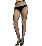 WEANMIX Lace Patterned Fishnet Stockings Thigh High Pantyhose Black Tights for Women