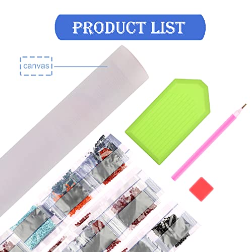 Mxjsua Diamond Painting Kits For Adults, Diamond Art Kits Adults Beginner Diamond Painting Animal Dog, Diamond Painting Kit For Parent-Child Home Wall Decor 12X16 Inch Dalmatian Dog #TOP5