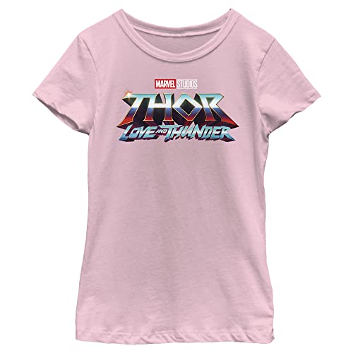 T-shirt Marvel Thor Love and Thunder fille rose clair taille S