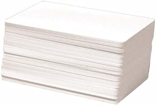 100 Cr80 30Mil White Blank Pvc Plastic Cards For Photo Id Card Printers (Datacard, Zebra, Fargo, Evolis, Magicard, Nbs & Etc