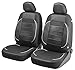 Produktbild Walser Auto Sitzbezug Rover mit Reißverschluss, Zipp-IT Premium Schonbezüge Auto, 2 Vordersitzbezüge schwarz 13403