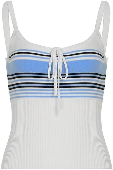 YHUCTRE 2025 Summer Women Two Piece Outfits Sets Women Vest Pants Set Sleeveless Top Loose Drawstring Waist Pants