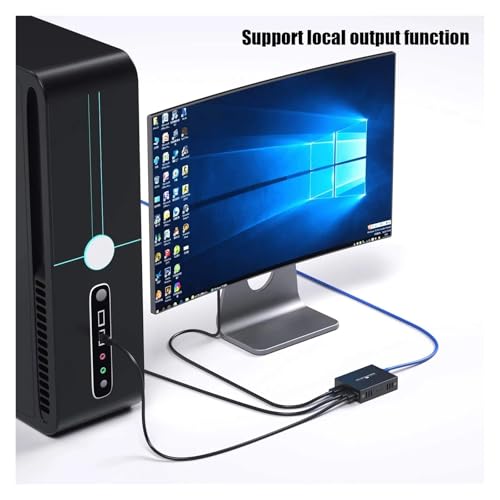 Extensor KVM 50m para transmisión de juegos y control de múltiples fuentes desde tu escritorio 6