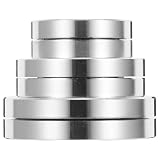 Cabilock Kuchendrehteller Drehlager aus Aluminiumlegierung 3 Stück Silber für Torten und Esstische Leicht Drehbar für Hobby und Profibäcker