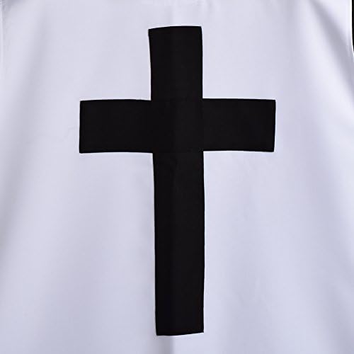 BLESSUME Unisex White Medieval Knight Tunic Belt - Image 5