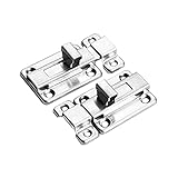 Bloqueo de pernos de puerta 4pcs que es suficiente para adaptarse a todas las piezas.
