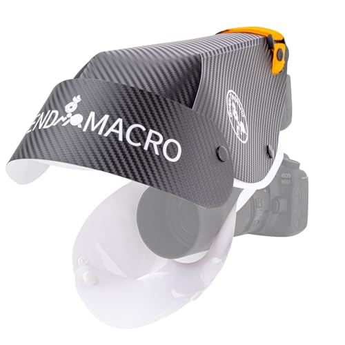 Guage - Difusor de Macro (tamaño Grande, tamaño III), diseño Plegable para fotografía Macro, Adecuado para Objetivos de 100 mm - 105 mm, Flash softbox para Insectos, Flores y Detalles