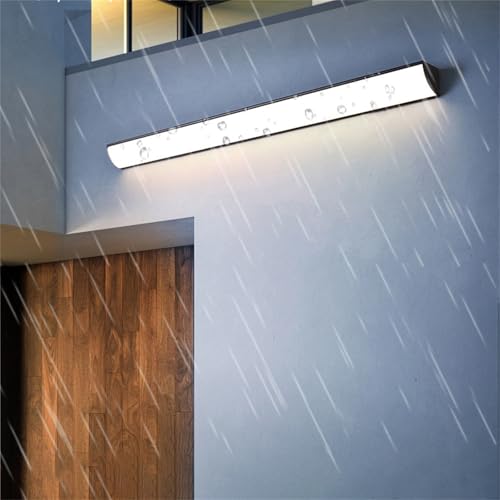 Applique extérieure LED pour entrée et escalier, luminaire de jardin étanche 60cm lumière blanche