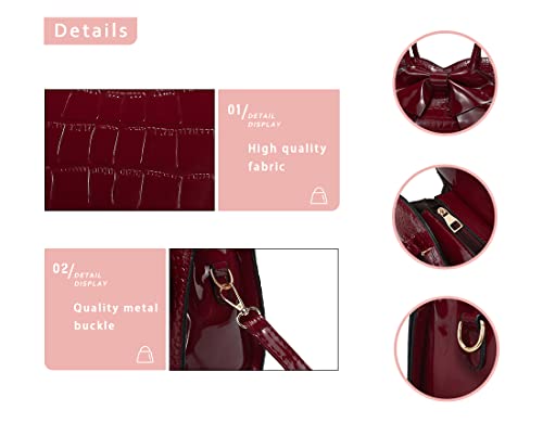 Image of JHVYF Women Tote bag Satchel Purses and Handbags for Women Shoulder Bags Bow Purse