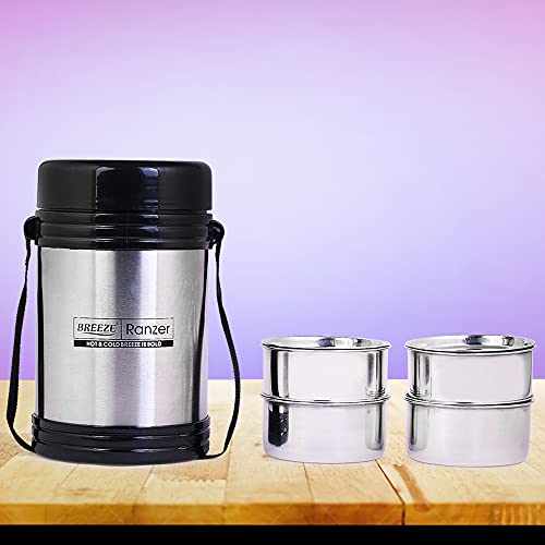 Image of BREEZE Ranzer 4 Stainless Steel Lunch Box